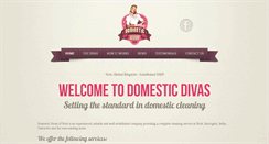 Desktop Screenshot of domestic-divas.co.uk